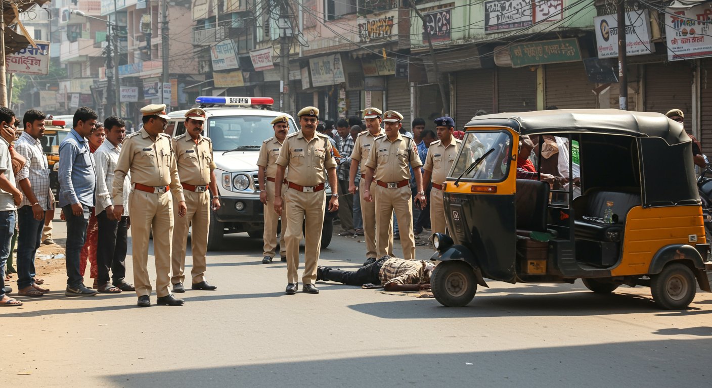 फर्रुखाबाद में सनसनीखेज वारदात: सरेराह टेंपो चालक को गोली मारी, SP समेत पुलिस बल पहुंचा