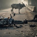 Tragic Accident in Fatehpur: Bike Hits Stray Animal, Nephew Dies On Spot, Uncle Seriously Injured