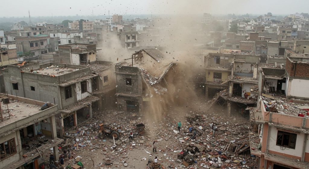 Massive Explosion in Fatehpur: Body parts found on roof, houses shook 500 meters away; See terrifying pictures