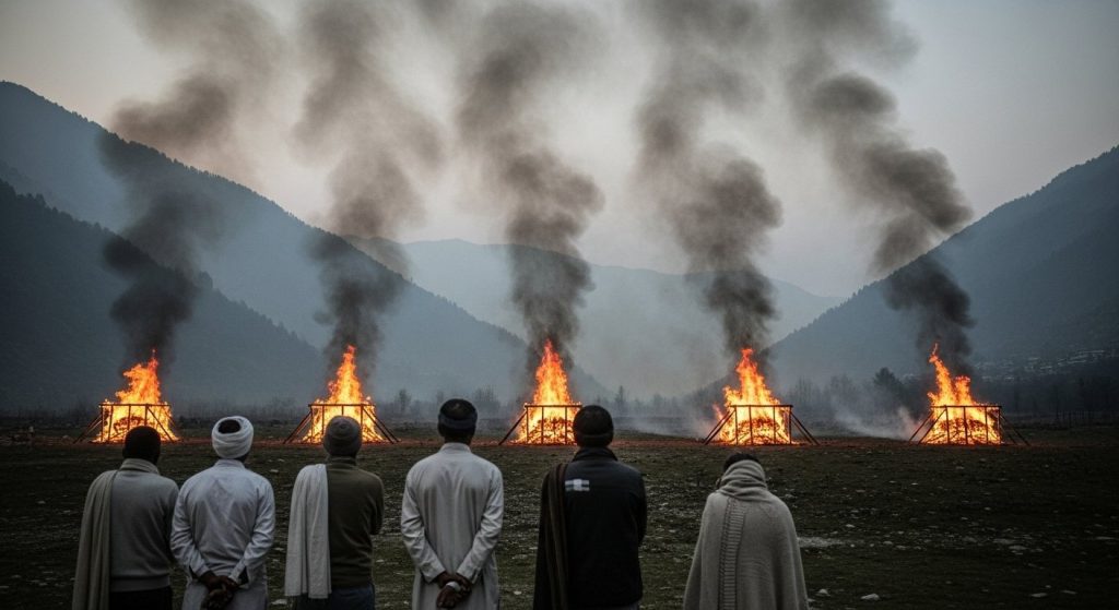 Five Simultaneous Cremations in Kullu: All Victims From One Family; Died From House Collapse, 3 Injured