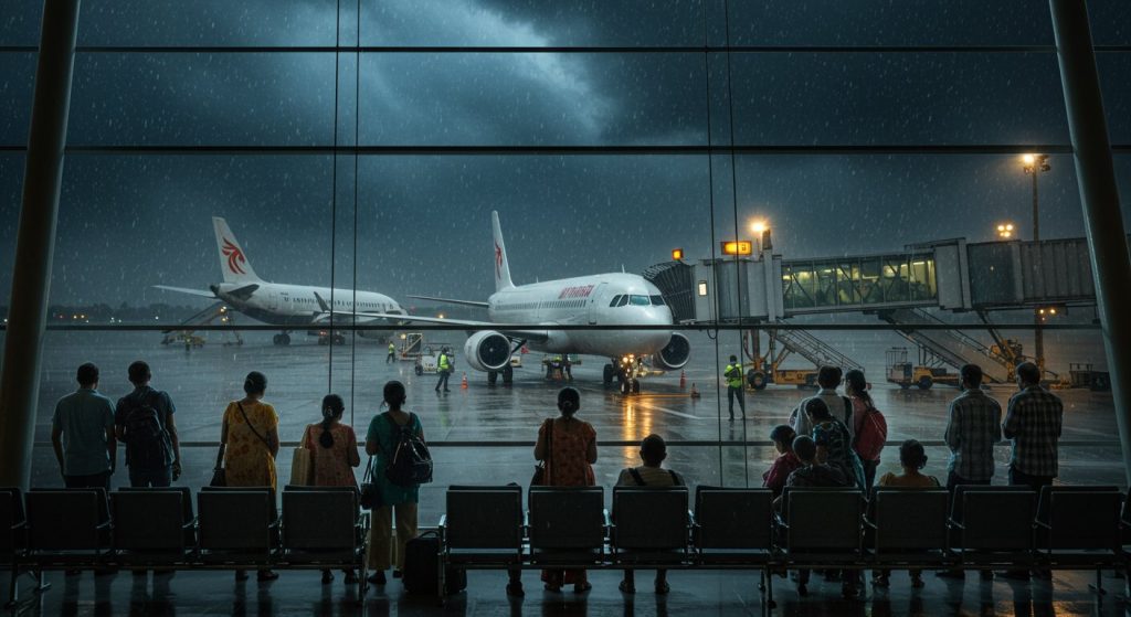 Impact of Bad Weather: Two Varanasi Flights Land at Lucknow Airport, 334 Passengers Onboard