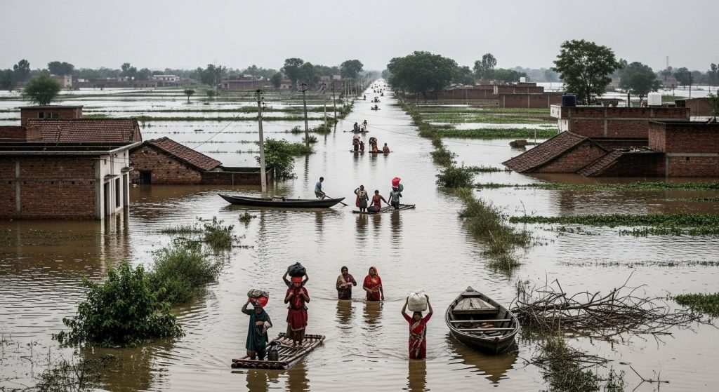 Horrific Flood in Pilibhit: 9-Year-Old Boy Drowns to Death, Many Villages Inundated, Thousands Affected