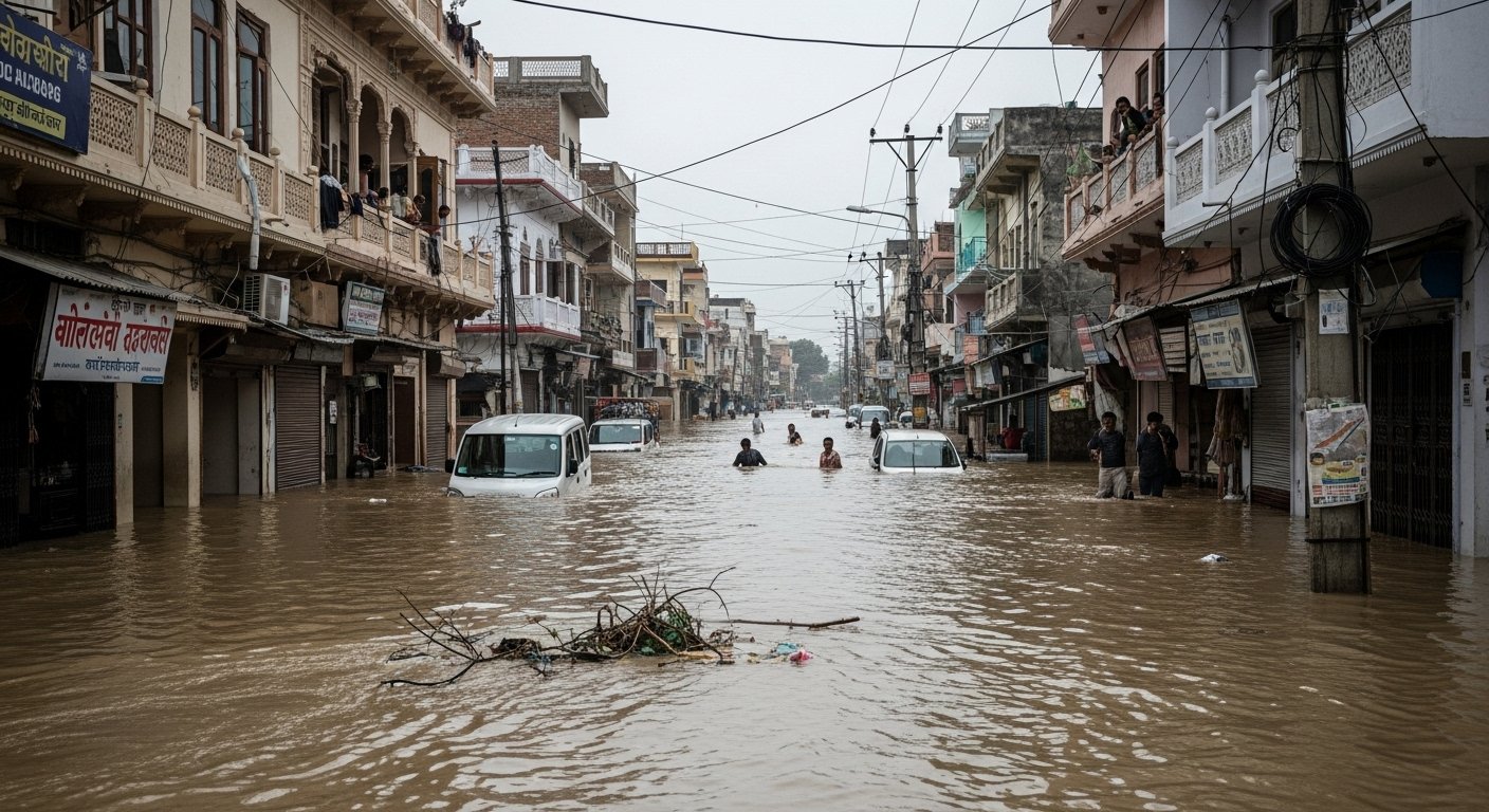 Flood Havoc in Mathura: Yamuna Water On Roads, Several Colonies Submerged; Horrifying Pictures Go Viral
