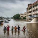 Flood havoc in Shahjahanpur: Delhi Highway submerged, Medical College inundated, public life disrupted.