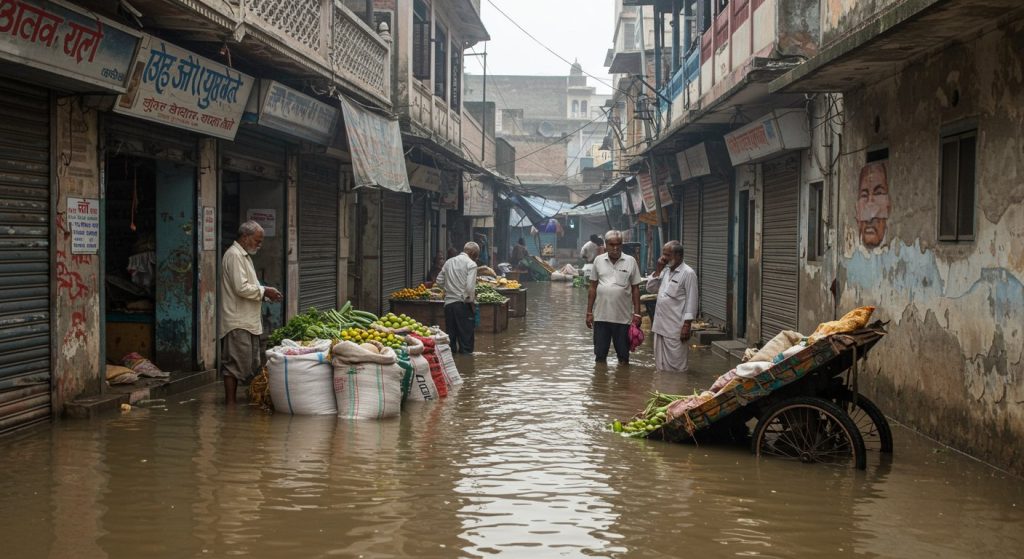 Yamuna's Havoc in UP! Floods Halt Business, Food Supply Orders Stopped, Traders Express Their Pain.