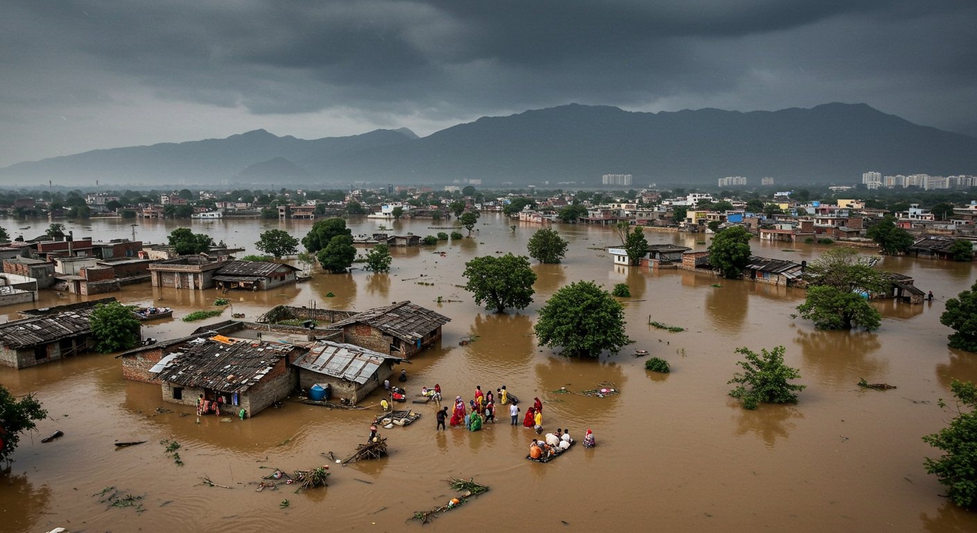 Devastating Floods in Punjab: Havoc in 9 Districts, 29 Deaths; WFH in Gurugram, Schools Closed in Uttarakhand