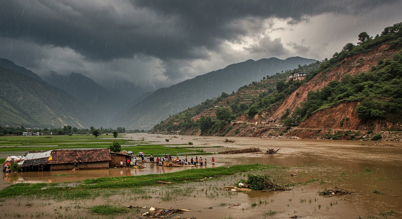 Monsoon's Rampage in Punjab and Himachal: 29 Dead, Himachal's 76-Year Rain Record Broken, Landslides Disrupt Normal Life