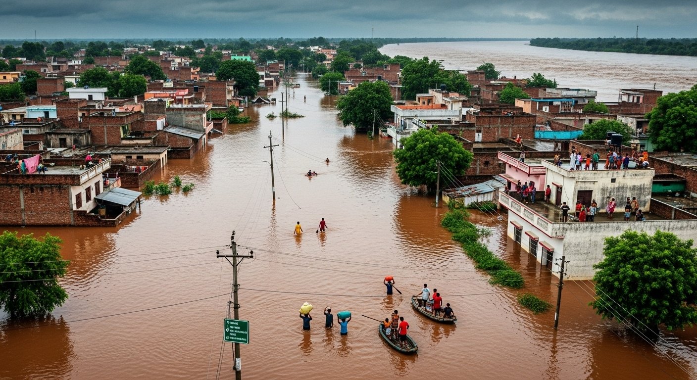 Devastating floods in Pilibhit: Many city neighborhoods submerged, Devha river water reaches Bisalpur Road; Sharda River wreaks havoc in Puranpur.