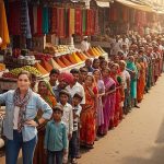 Foreign Woman Reaches Market with Unique Demand, Long Queue of Indians Forms!