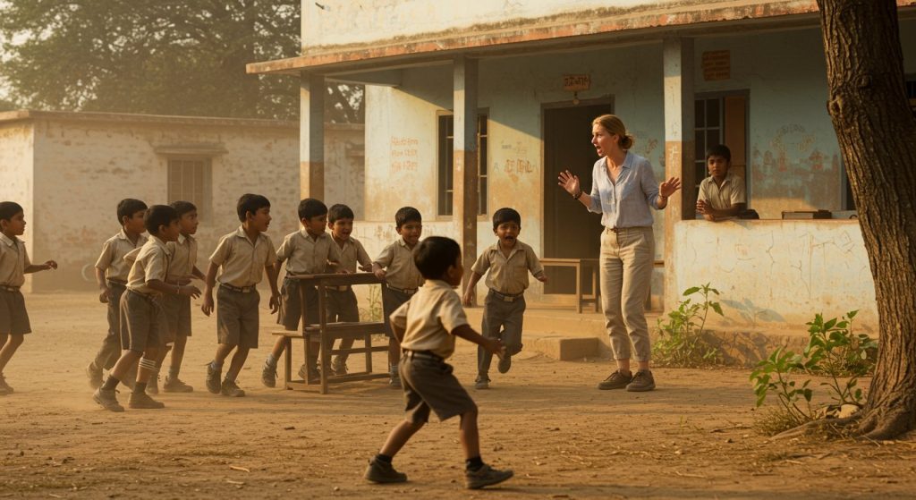 Children Flee Village School, Mistake Foreign Woman for 'Ghost'! What Happened Next...