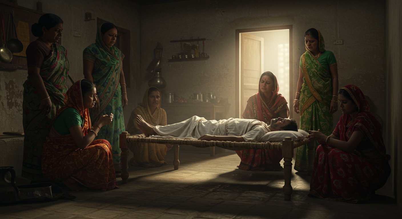यूपी में रहस्यमयी मौत: पैर में मामूली कांटा चुभा और सुबह चारपाई पर मिली लाश, घरवाले सदमे में