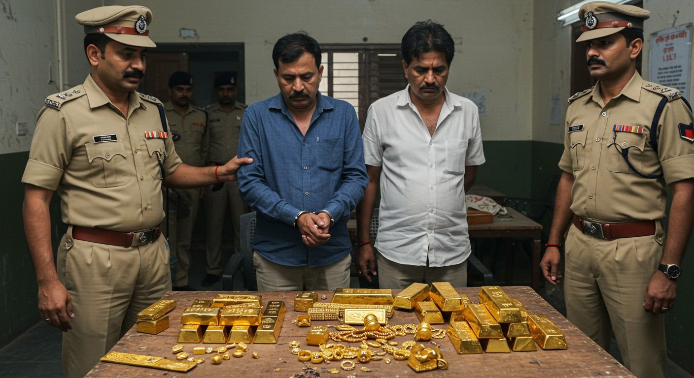 यूपी में सोने के नाम पर बड़ी ठगी: दो शातिर गिरफ्तार, जानकर दंग रह जाएंगे इनके कारनामे!