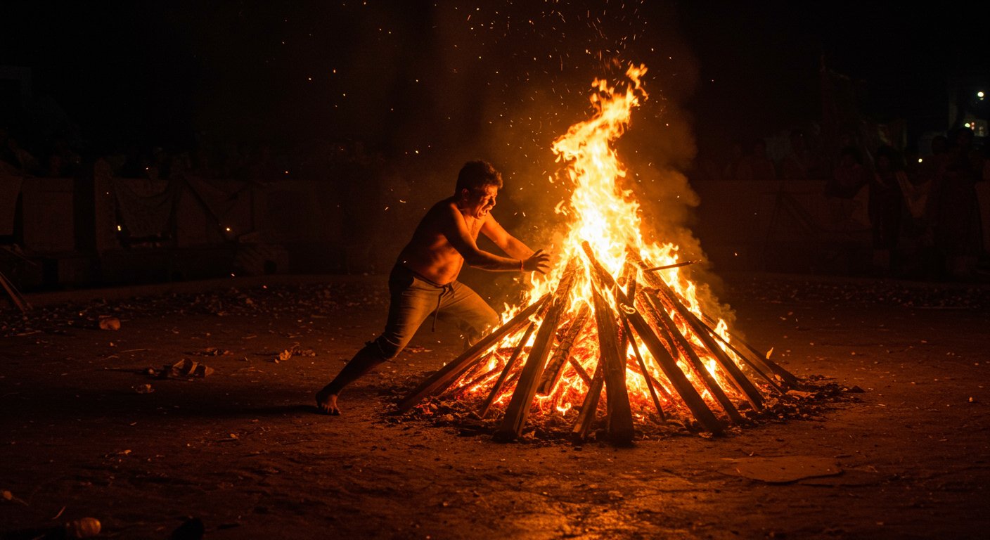 दोस्त की मौत, उधार के पैसे नहीं मिले: शख्स ने जलती चिता पर किया खौफनाक काम, वीडियो वायरल