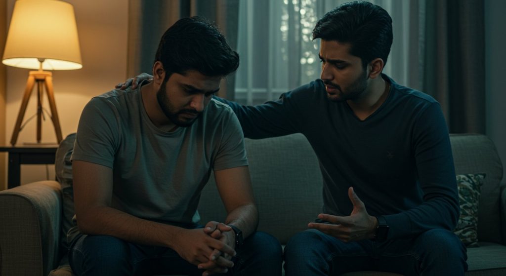 Countless efforts by friend failed to dispel sadness: Video viral, attempts to console fell short!