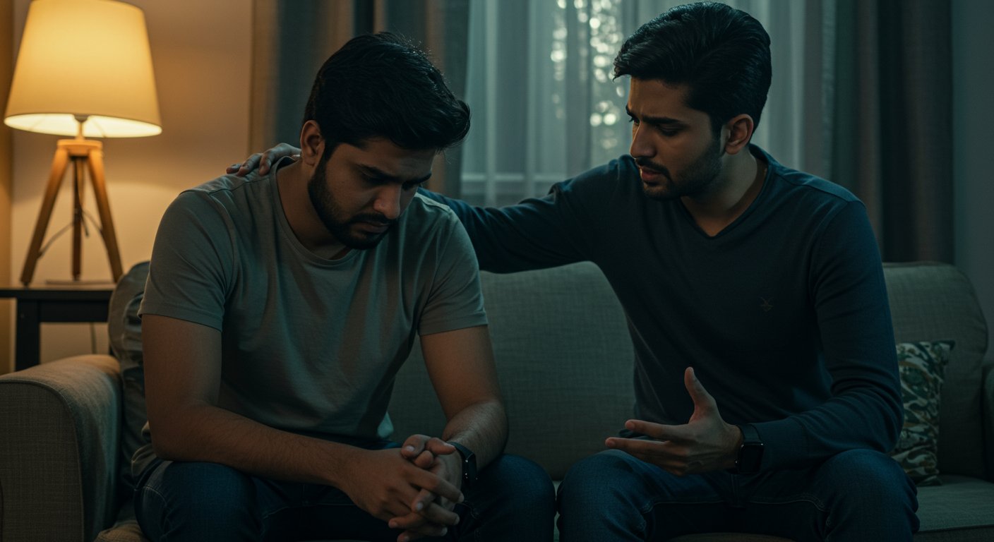 Countless efforts by friend failed to dispel sadness: Video viral, attempts to console fell short!