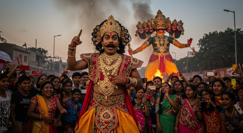 Dussehra Viral: Ravana's Hilarious Video Goes Viral, People Loved Its Unique Style!