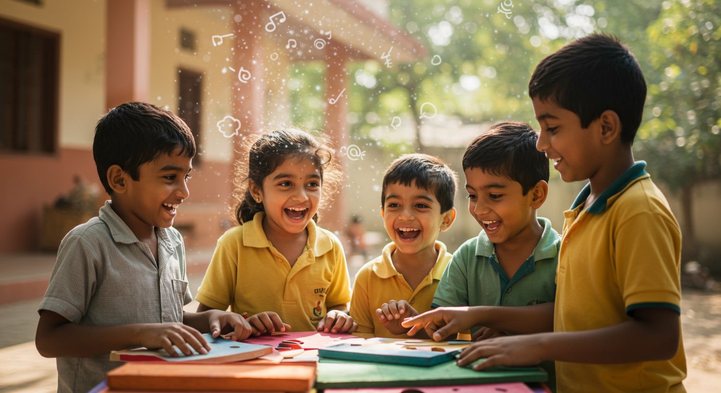 Unique Video Goes Viral: Children Ditch Books to Playfully Imbibe All Knowledge!