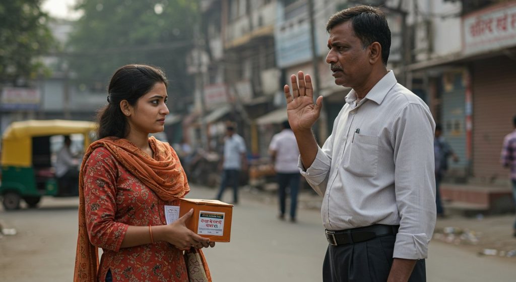 Girl came asking for donation for children's education; man received such a 'punishment' for refusing!