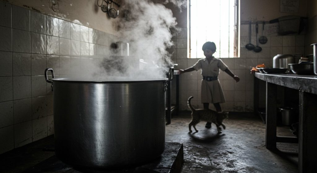Child Dies After Falling Into Hot Milk Pot In Andhra Pradesh School Kitchen While Chasing Cat; VIDEO
