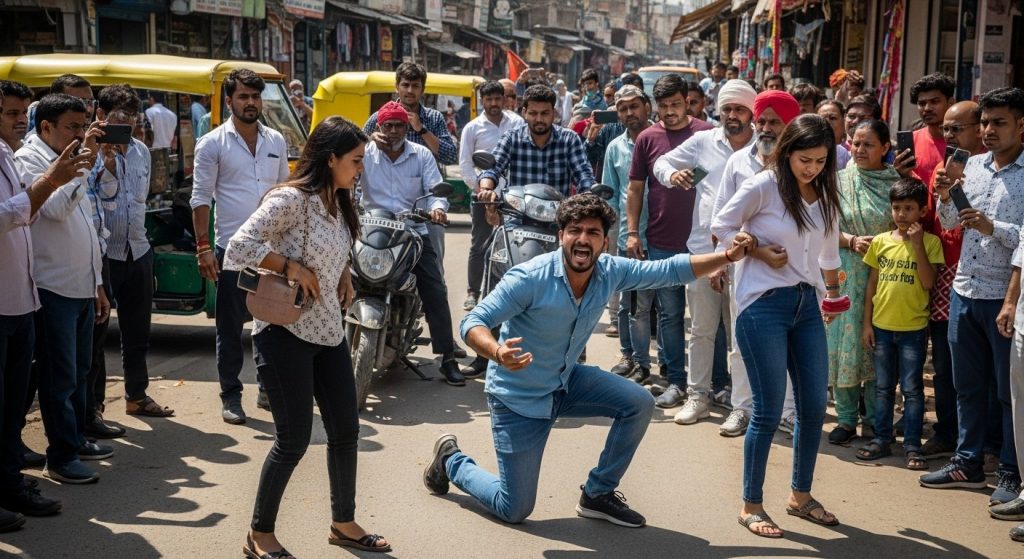 UP: Post-Breakup, Lover's Shameful Act Causes Huge Commotion on Street, Stuns Everyone.