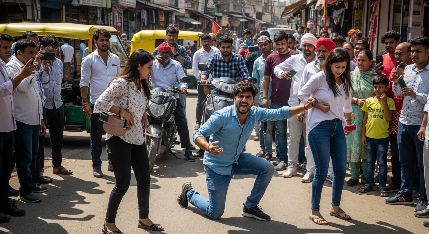 UP: Post-Breakup, Lover's Shameful Act Causes Huge Commotion on Street, Stuns Everyone.