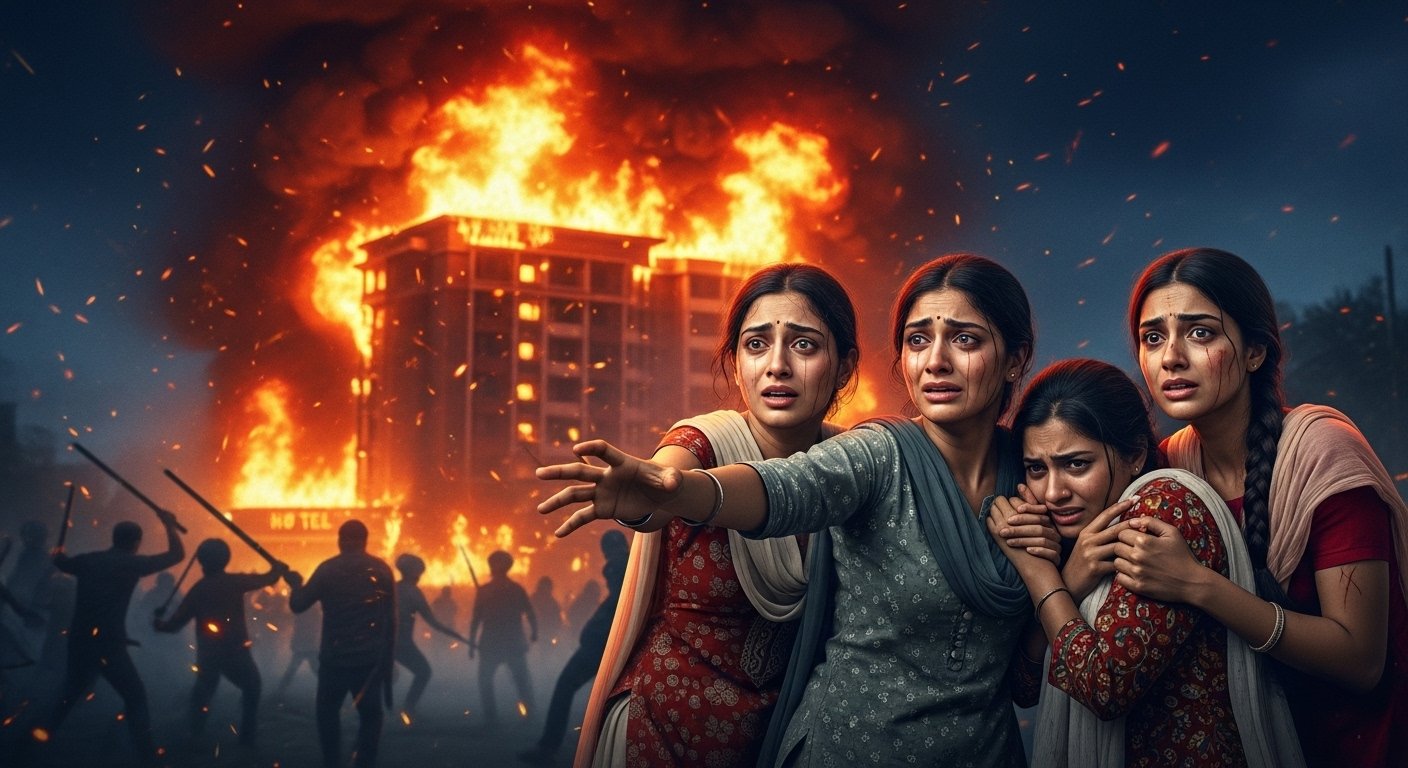 Haryana Girls Trapped in Nepal Violence Make Tearful Plea: 'Rioters Ran With Sticks, Burnt Our Hotel, Save Us!'