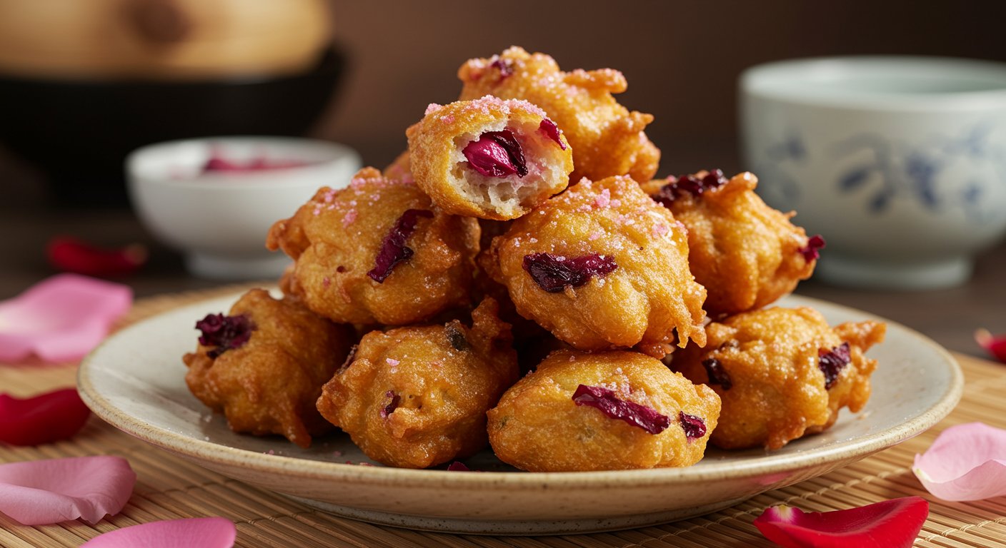 Oh God! Chinese made rose fritters, people said 'Anything is possible!' after watching the video.
