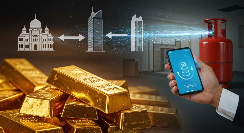 Gold crosses ₹1.15 lakh, Silver crosses ₹1.44 lakh; Adani Group gets 88 Sahara properties; Gas connections to be portable now.