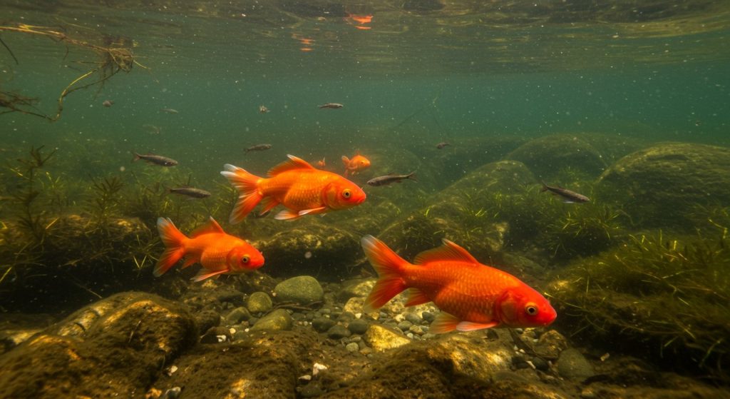Goldfish Becomes Lakes' Enemy: Native Fish in Peril, Threat Growing!
