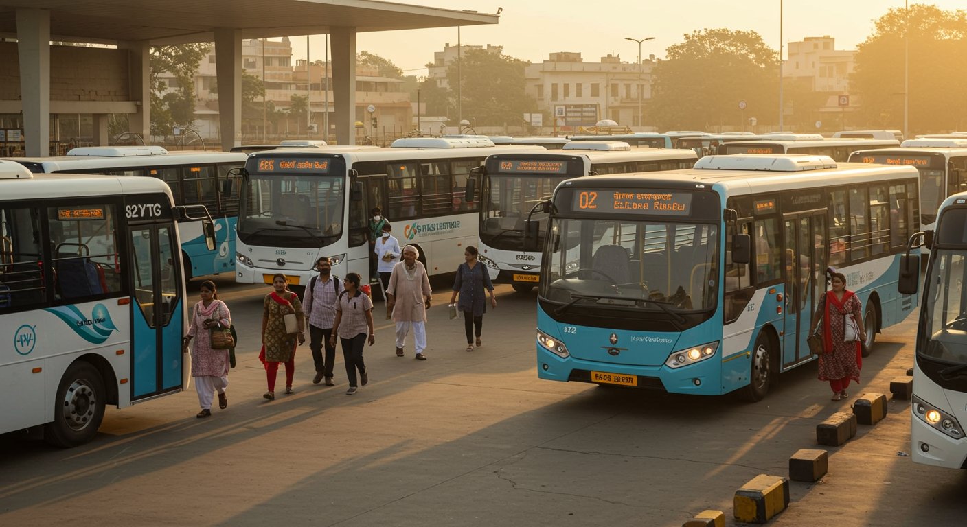 अलीगढ़ को मिली बड़ी सौगात: 30 नई ई-बसें अब नोएडा, आगरा, मथुरा, हाथरस और फरीदाबाद तक चलेंगी!