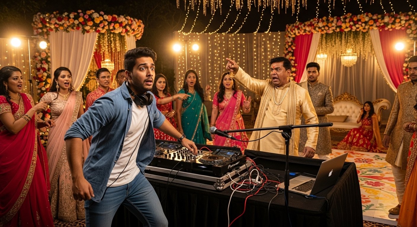 DJ in Trouble: Groom's uncle created such a commotion at the wedding that the DJ had to flee, then what happened...