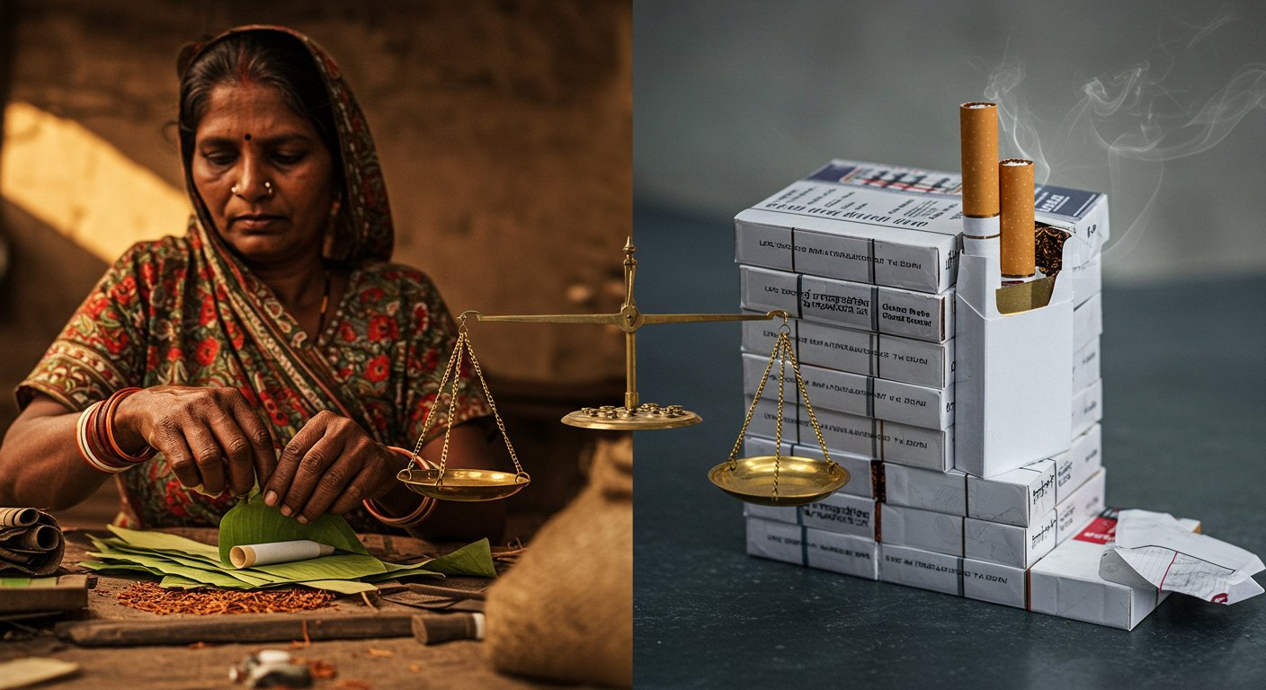 18% GST on bidis and 40% on cigarettes: 7 million jobs vs. revenue and health balance