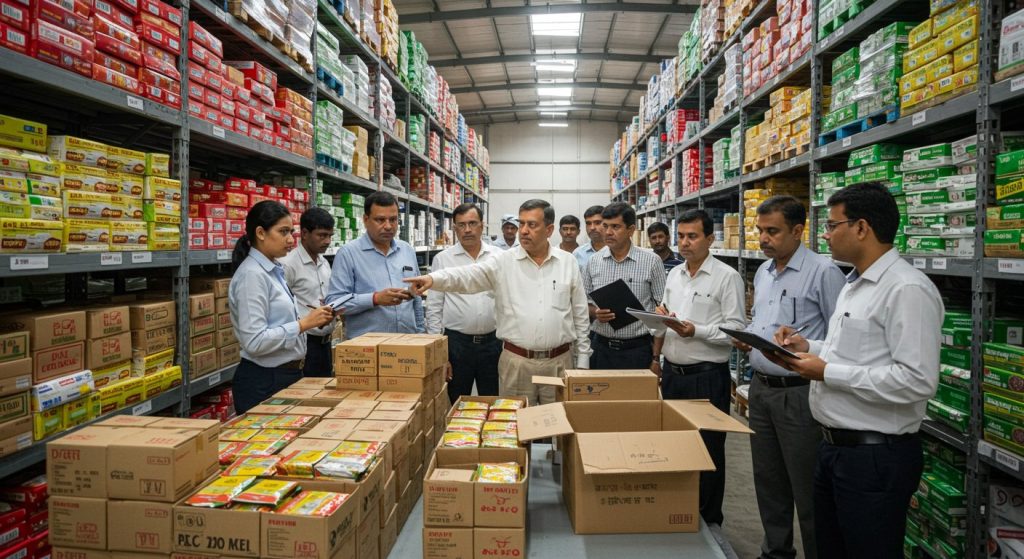 GST raids on pan masala companies in Agra, ₹65 lakh fine; major stock manipulation found.