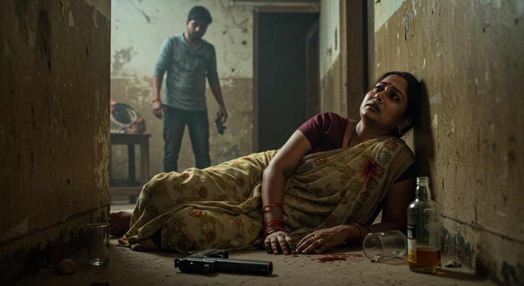 Hardoi's Heinous Crime: Man Sells Wife's Nose Ring for Alcohol, Shoots Her for Protesting; Wife Seriously Injured