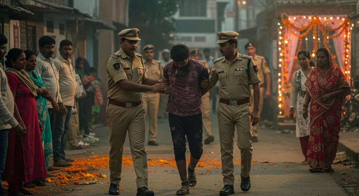 हाथरस: शादी समारोहों में लूट का 25 हजारी इनामी बदमाश मुठभेड़ के बाद गिरफ्तार, लोगों ने ली राहत की सांस