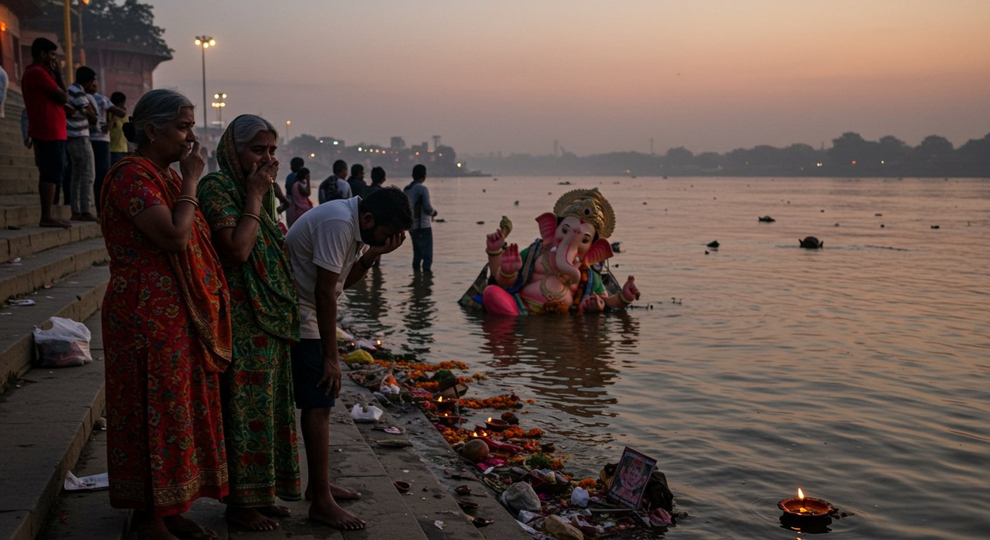 Yamuna Snuffs Out Family's Lamp: Young Man Drowns During Ganesh Immersion in Hathras, Family in Mourning