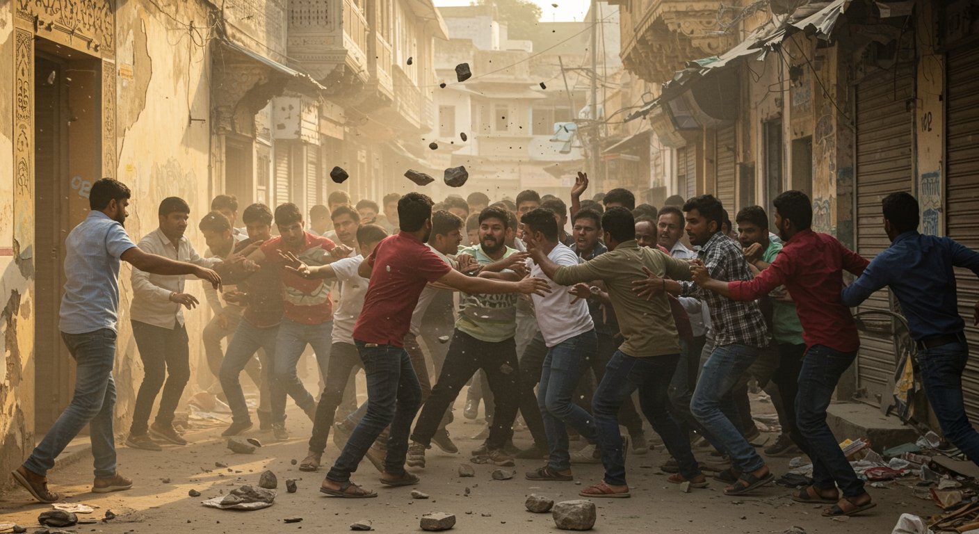 Hathras: Opposition to 'Khappar' Procession; Fierce Clash Between Two Groups, Five Injured in Stone-Pelting and Assault