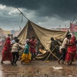 Tent Collapses at Hathras' Shri Dauji Maharaj Fair Amid Storm and Rain; Stampede, Two Children Injured