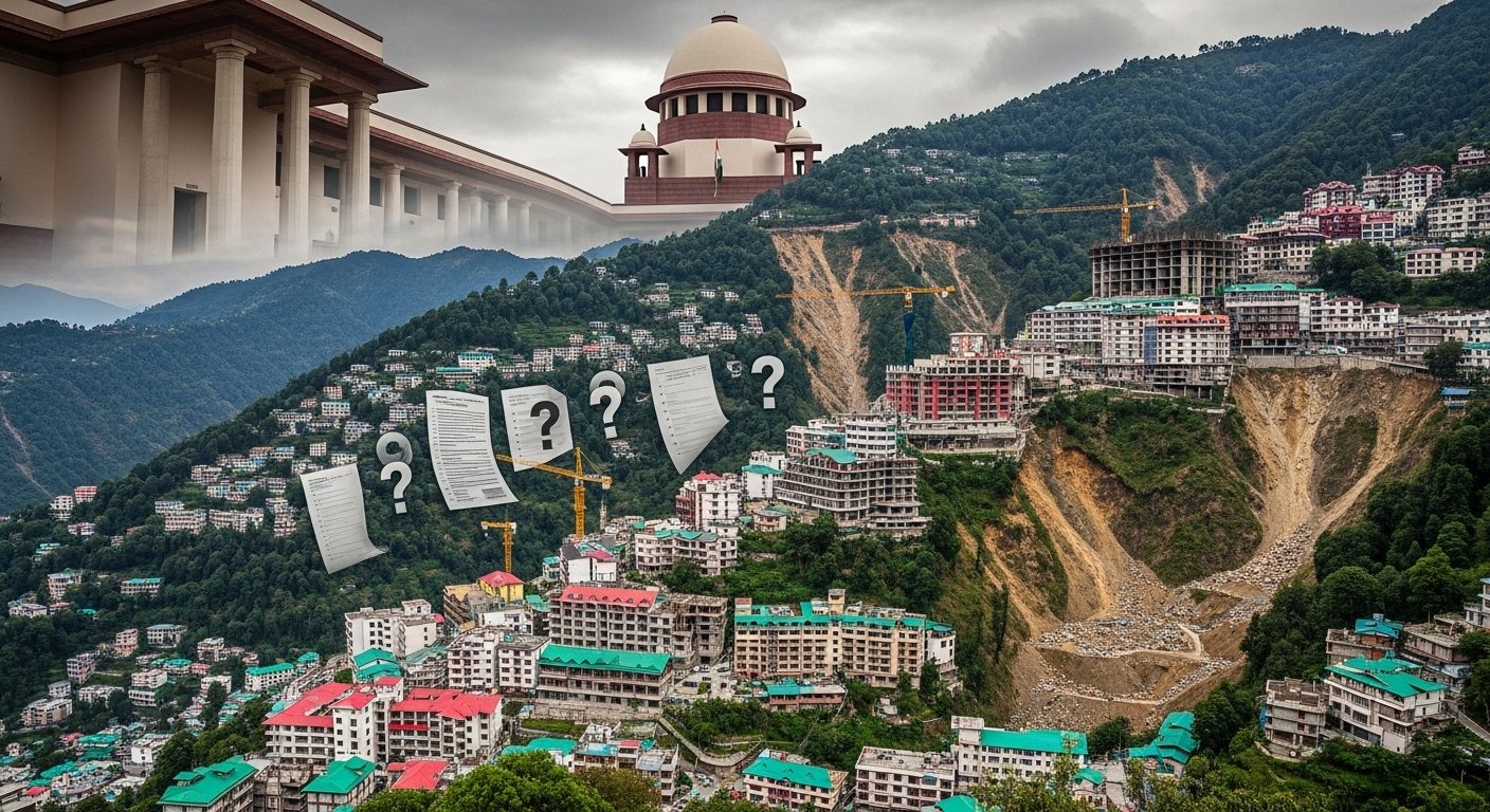 हिमाचल में अनियंत्रित निर्माण पर सुप्रीम कोर्ट सख्त: राज्य सरकार से विस्तृत जवाब मांगा, 28 अक्टूबर तक का समय