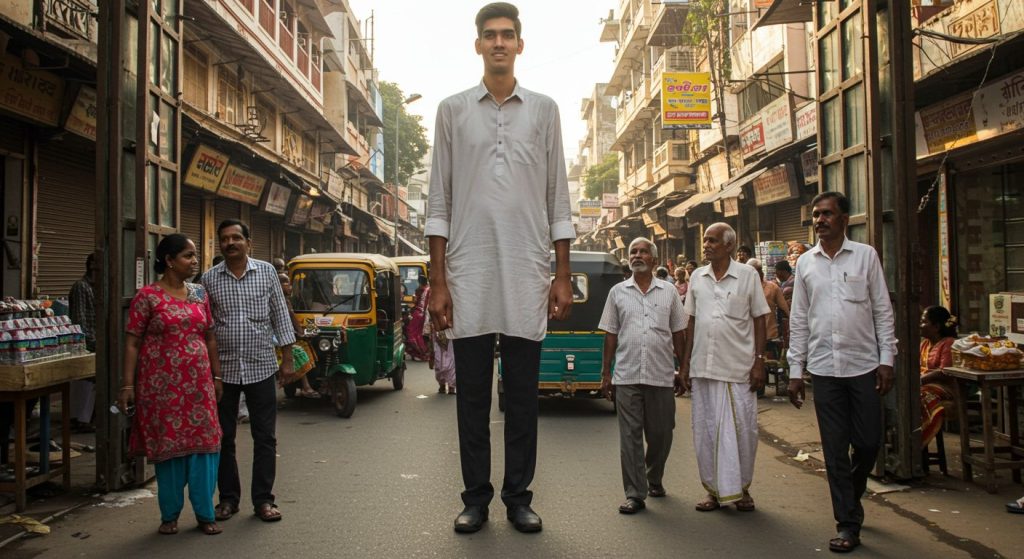 8.2 Feet Tall, Set a World Record at Birth: Meet Karan Singh, Whose Story Will Astonish.