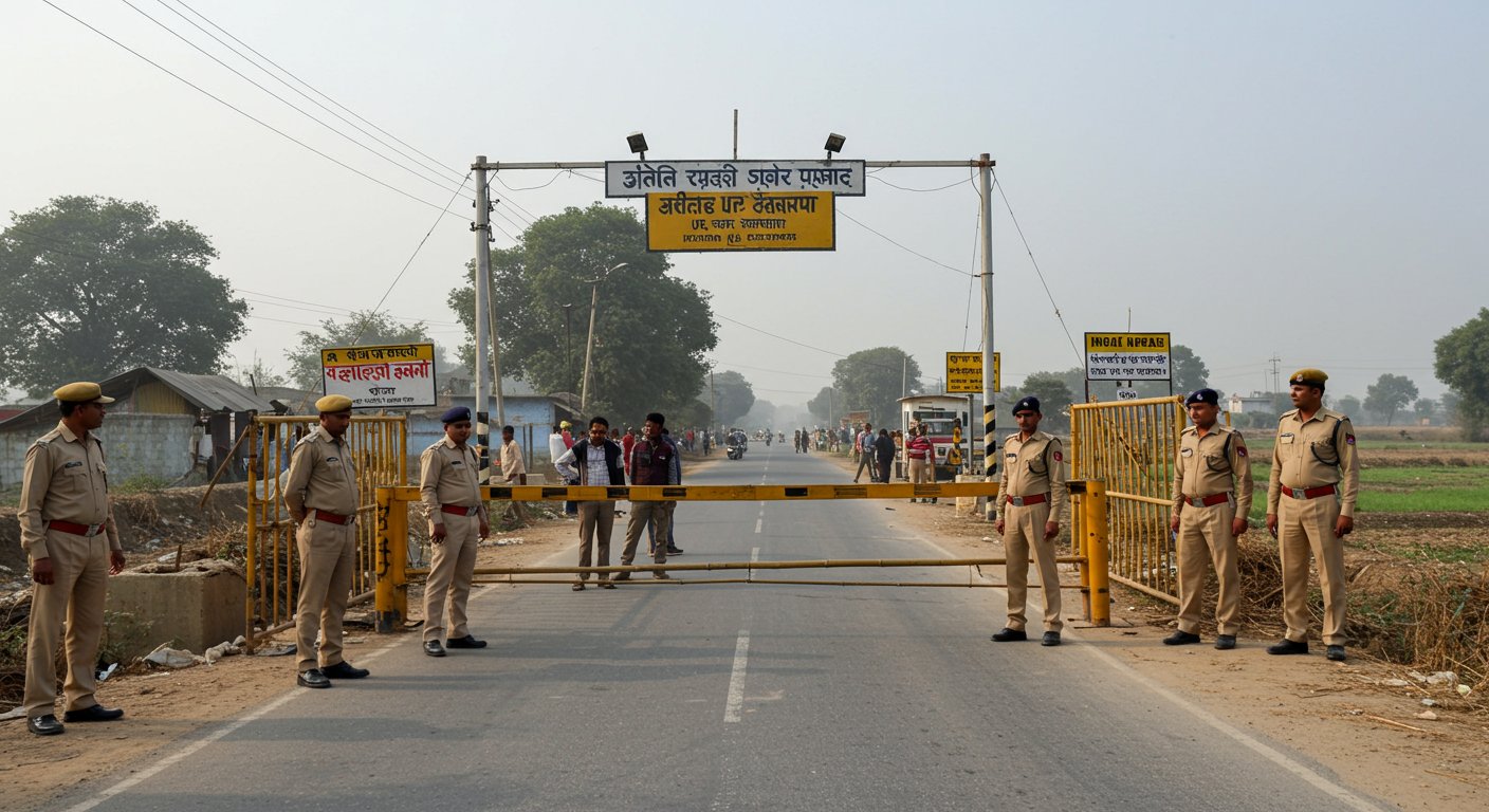 High Alert on UP-Nepal Border: Police Issue Helpline Numbers, Movement Banned