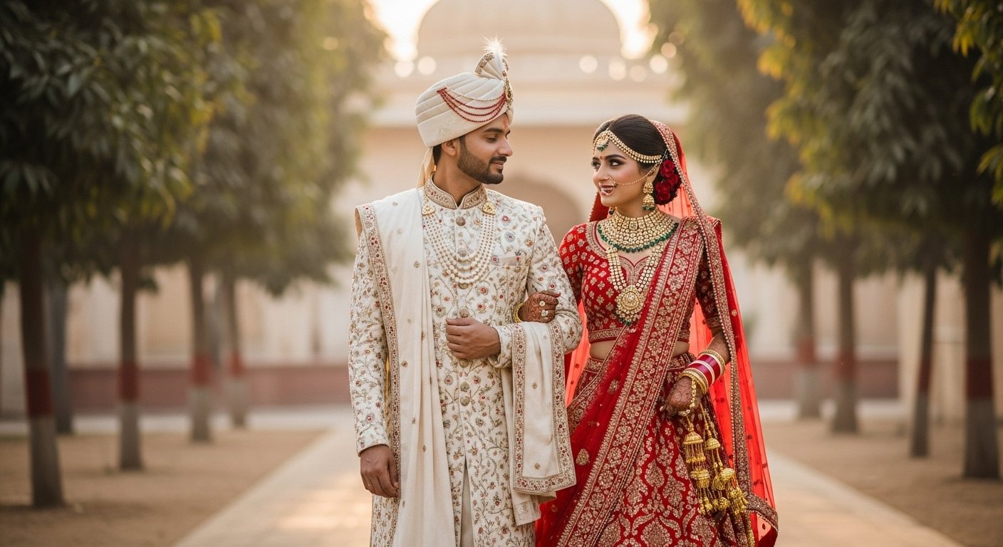 A 5-hour break during the wedding, the bride and groom went out for a stroll! Watch the viral video and know the full story.