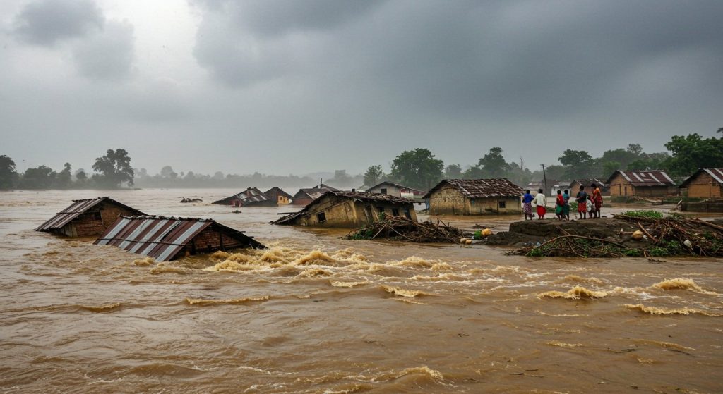 5 houses swallowed by Sharda River in Lakhimpur, UP: Rain continues in South Rajasthan; Delhi receives 35% more rain this season