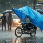 This bizarre hack to avoid rain on a bike went viral; people exclaimed, 'Amazing mind!'