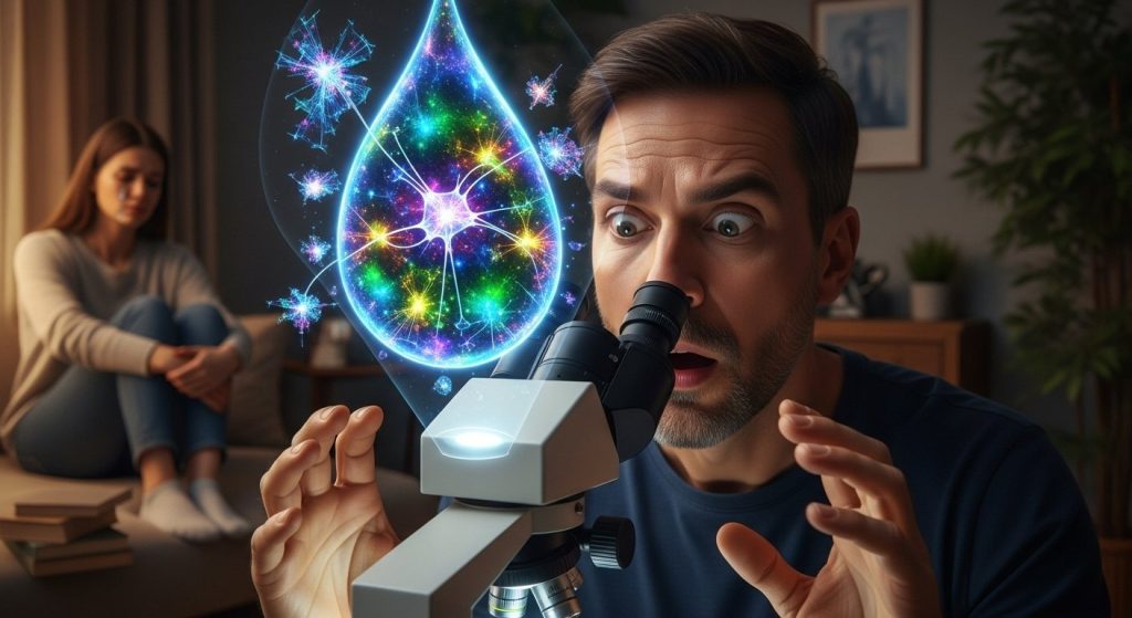 Husband Saw Wife's Tears Under Microscope, What He Saw Blew His Mind!