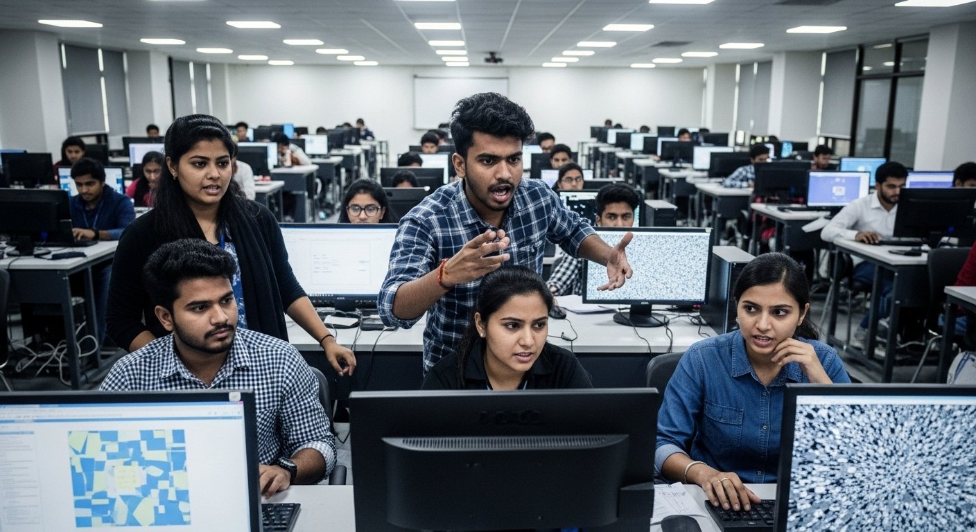 Massive Uproar in IFFCO AGT Exam: Candidates Fuming Over Faulty Computers, Demand Strict Action Against Management