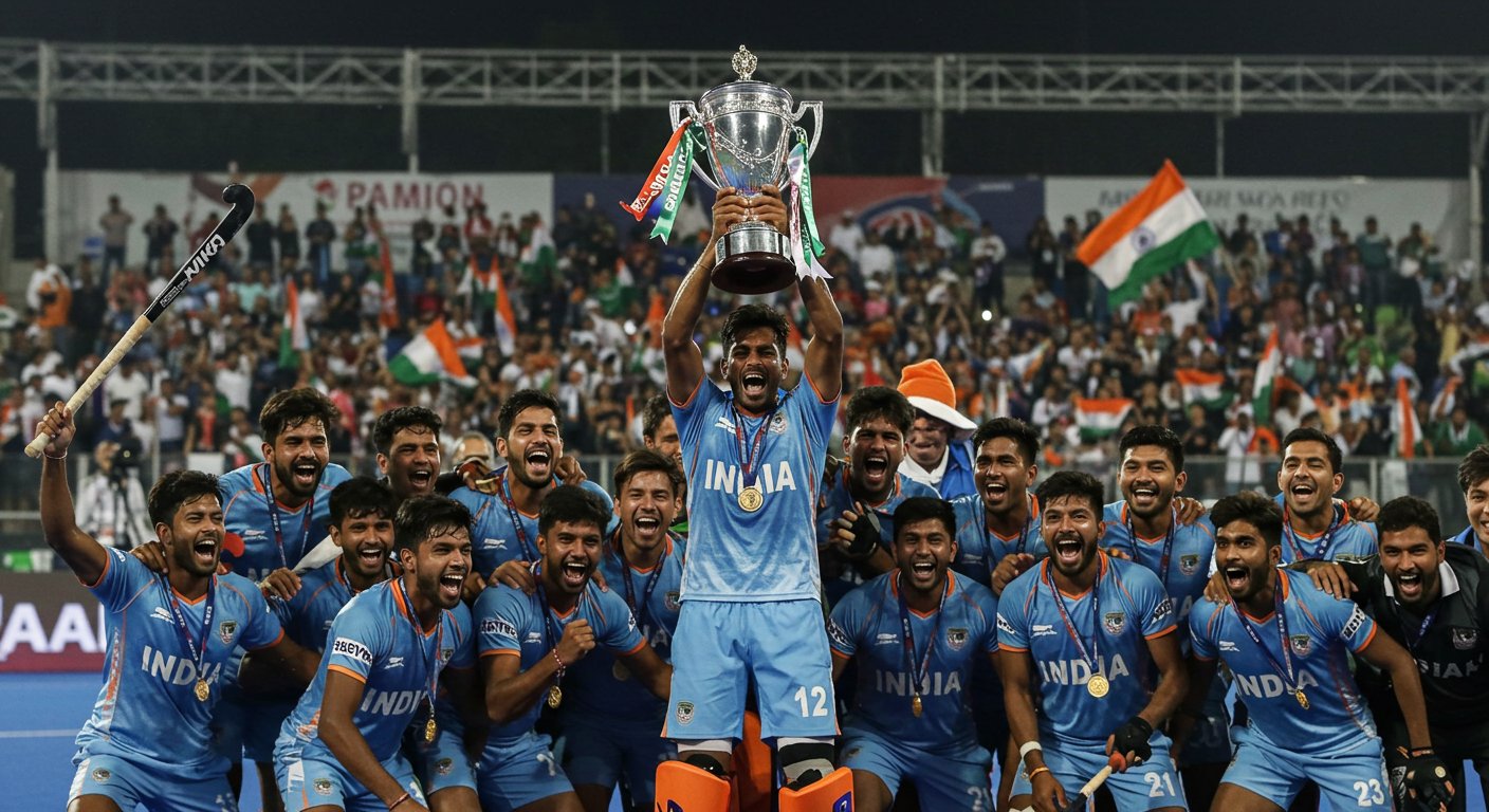 India Won Hockey Asia Cup for Fourth Time: Defeated South Korea 4-1 in Final; Also Qualified for World Cup