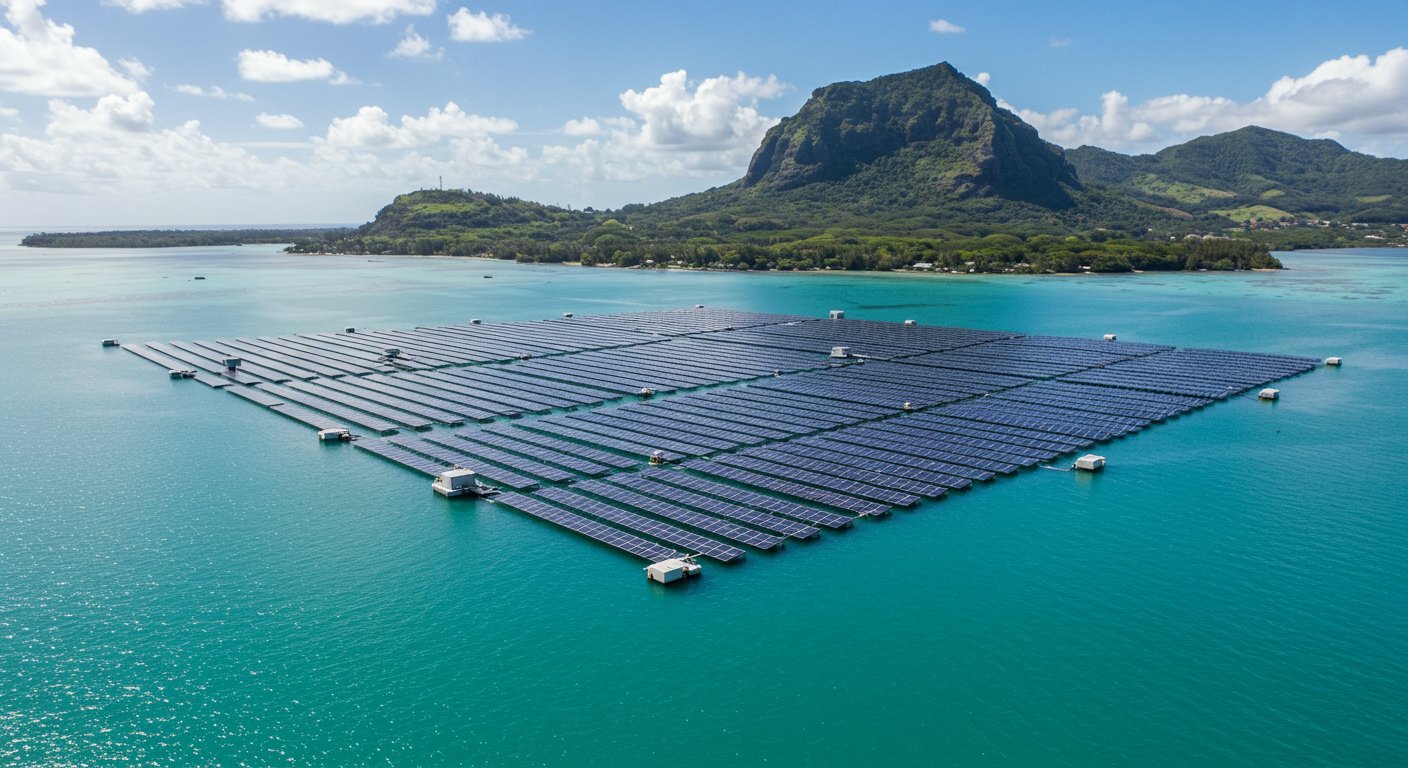 Historic Agreement Between India and Mauritius: 17.5 Megawatt Giant Floating Solar Project to be Built in Mauritius
