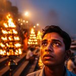 Indian Boy Returns From Muslim Country, Gets Emotional Watching Ganga Aarti In Varanasi - Video Goes Viral