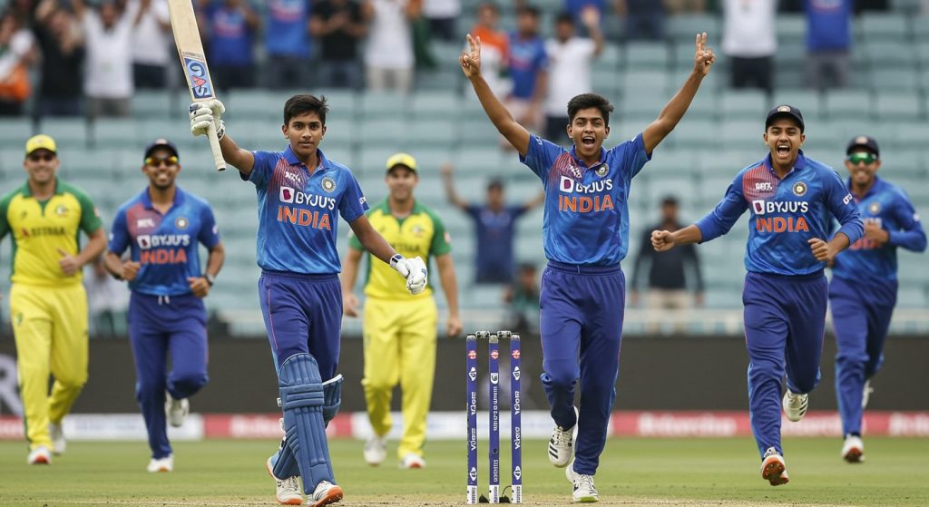 India U-19 Team Continues Dominance Over Australia: Vaibhav Suryavanshi Breaks Unmukt Chand's Record, Ayush Bags 3 Crucial Wickets